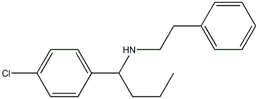 [1-(4-chlorophenyl)butyl](2-phenylethyl)amine 구조식 이미지