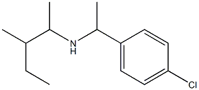 [1-(4-chlorophenyl)ethyl](3-methylpentan-2-yl)amine Structure