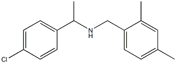 [1-(4-chlorophenyl)ethyl][(2,4-dimethylphenyl)methyl]amine Structure