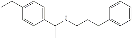 [1-(4-ethylphenyl)ethyl](3-phenylpropyl)amine Structure