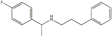 [1-(4-fluorophenyl)ethyl](3-phenylpropyl)amine Structure