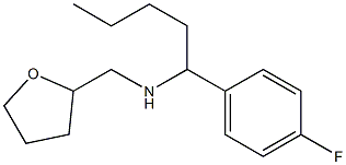 [1-(4-fluorophenyl)pentyl](oxolan-2-ylmethyl)amine 구조식 이미지