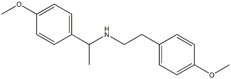 [1-(4-methoxyphenyl)ethyl][2-(4-methoxyphenyl)ethyl]amine Structure