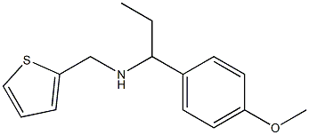 [1-(4-methoxyphenyl)propyl](thiophen-2-ylmethyl)amine Structure