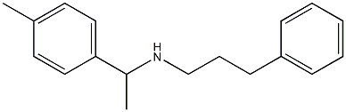 [1-(4-methylphenyl)ethyl](3-phenylpropyl)amine Structure