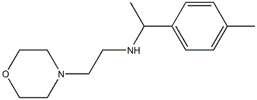 [1-(4-methylphenyl)ethyl][2-(morpholin-4-yl)ethyl]amine Structure