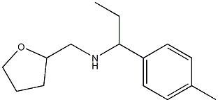 [1-(4-methylphenyl)propyl](oxolan-2-ylmethyl)amine 구조식 이미지