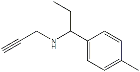 [1-(4-methylphenyl)propyl](prop-2-yn-1-yl)amine 구조식 이미지