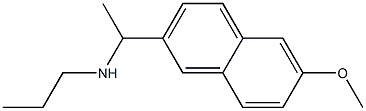 [1-(6-methoxynaphthalen-2-yl)ethyl](propyl)amine Structure