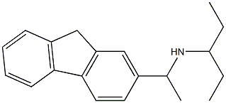 [1-(9H-fluoren-2-yl)ethyl](pentan-3-yl)amine 구조식 이미지