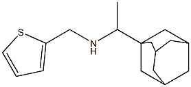 [1-(adamantan-1-yl)ethyl](thiophen-2-ylmethyl)amine 구조식 이미지