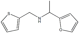 [1-(furan-2-yl)ethyl](thiophen-2-ylmethyl)amine Structure
