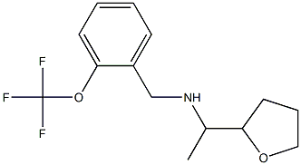 [1-(oxolan-2-yl)ethyl]({[2-(trifluoromethoxy)phenyl]methyl})amine 구조식 이미지