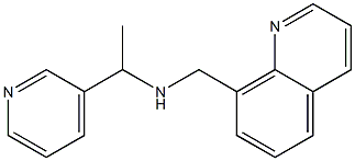 [1-(pyridin-3-yl)ethyl](quinolin-8-ylmethyl)amine Structure