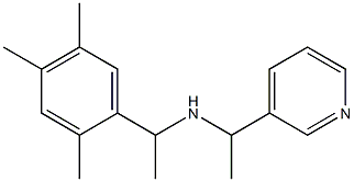 [1-(pyridin-3-yl)ethyl][1-(2,4,5-trimethylphenyl)ethyl]amine Structure