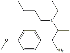 [1-amino-1-(4-methoxyphenyl)propan-2-yl](butyl)ethylamine Structure