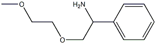 [1-amino-2-(2-methoxyethoxy)ethyl]benzene Structure