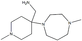 [1-methyl-4-(4-methyl-1,4-diazepan-1-yl)piperidin-4-yl]methanamine Structure