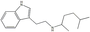 [2-(1H-indol-3-yl)ethyl](5-methylhexan-2-yl)amine 구조식 이미지