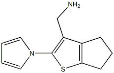 [2-(1H-pyrrol-1-yl)-5,6-dihydro-4H-cyclopenta[b]thien-3-yl]methylamine Structure