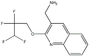 [2-(2,2,3,3-tetrafluoropropoxy)quinolin-3-yl]methanamine 구조식 이미지