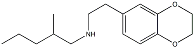 [2-(2,3-dihydro-1,4-benzodioxin-6-yl)ethyl](2-methylpentyl)amine 구조식 이미지