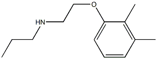 [2-(2,3-dimethylphenoxy)ethyl](propyl)amine 구조식 이미지