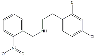 [2-(2,4-dichlorophenyl)ethyl][(2-nitrophenyl)methyl]amine 구조식 이미지
