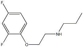 [2-(2,4-difluorophenoxy)ethyl](propyl)amine Structure