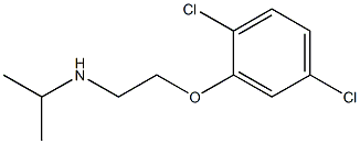 [2-(2,5-dichlorophenoxy)ethyl](propan-2-yl)amine 구조식 이미지