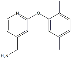 [2-(2,5-dimethylphenoxy)pyridin-4-yl]methylamine 구조식 이미지