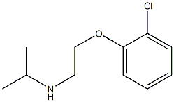 [2-(2-chlorophenoxy)ethyl](propan-2-yl)amine Structure