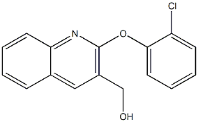 [2-(2-chlorophenoxy)quinolin-3-yl]methanol 구조식 이미지