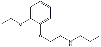 [2-(2-ethoxyphenoxy)ethyl](propyl)amine Structure