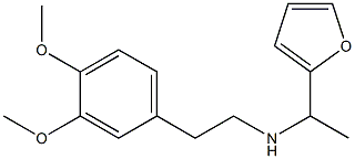 [2-(3,4-dimethoxyphenyl)ethyl][1-(furan-2-yl)ethyl]amine Structure