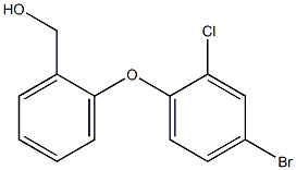 [2-(4-bromo-2-chlorophenoxy)phenyl]methanol Structure