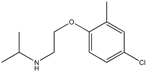 [2-(4-chloro-2-methylphenoxy)ethyl](propan-2-yl)amine Structure