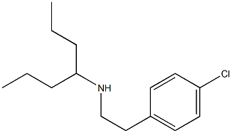 [2-(4-chlorophenyl)ethyl](heptan-4-yl)amine Structure
