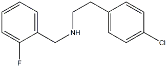 [2-(4-chlorophenyl)ethyl][(2-fluorophenyl)methyl]amine 구조식 이미지