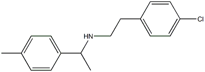 [2-(4-chlorophenyl)ethyl][1-(4-methylphenyl)ethyl]amine 구조식 이미지