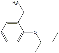 [2-(butan-2-yloxy)phenyl]methanamine Structure