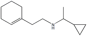 [2-(cyclohex-1-en-1-yl)ethyl](1-cyclopropylethyl)amine Structure