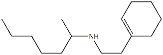 [2-(cyclohex-1-en-1-yl)ethyl](heptan-2-yl)amine Structure