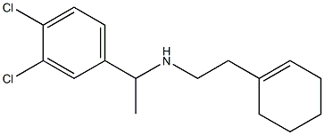 [2-(cyclohex-1-en-1-yl)ethyl][1-(3,4-dichlorophenyl)ethyl]amine 구조식 이미지