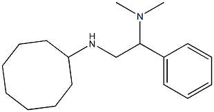 [2-(cyclooctylamino)-1-phenylethyl]dimethylamine Structure
