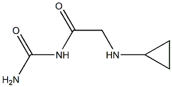 [2-(cyclopropylamino)acetyl]urea Structure