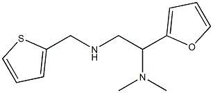 [2-(dimethylamino)-2-(furan-2-yl)ethyl](thiophen-2-ylmethyl)amine 구조식 이미지