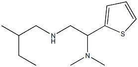 [2-(dimethylamino)-2-(thiophen-2-yl)ethyl](2-methylbutyl)amine 구조식 이미지