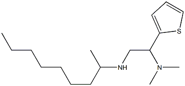 [2-(dimethylamino)-2-(thiophen-2-yl)ethyl](nonan-2-yl)amine Structure