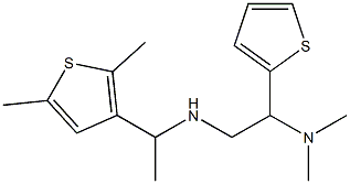 [2-(dimethylamino)-2-(thiophen-2-yl)ethyl][1-(2,5-dimethylthiophen-3-yl)ethyl]amine Structure